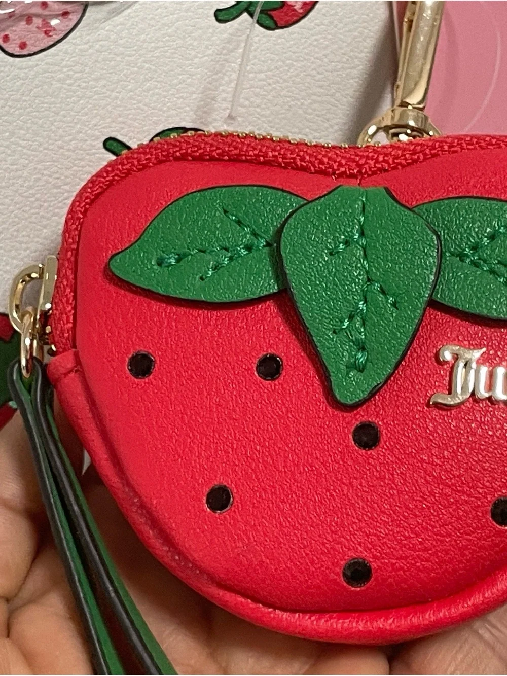 Juicy Couture Sweet N Juicy Bowler Bag - White Multi/Angel